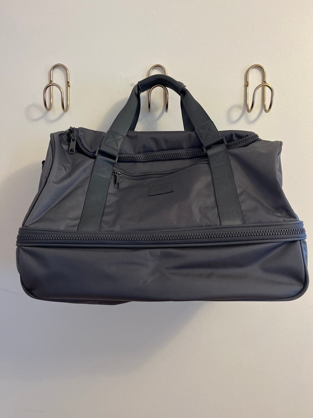 Calpak Stevyn Duffel Bag with Shoe Compartment in Slate